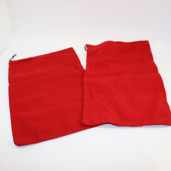 Set of 2 Christian Louboutin Red Dust Bags 14x9.5 Designer Shoe Storage - Picture 2 of 2